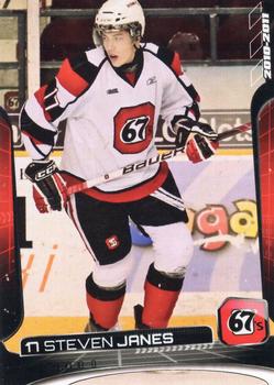 2010-11 Extreme Ottawa 67's OHL #9 Steven Janes Front