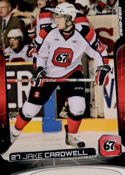 2010-11 Extreme Ottawa 67's OHL #14 Jake Cardwell Front