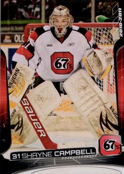 2010-11 Extreme Ottawa 67's OHL #16 Shayne Campbell Front