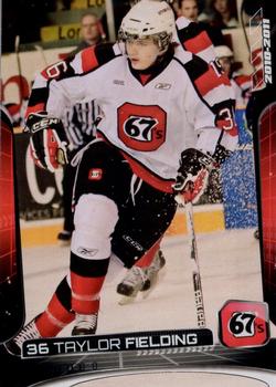 2010-11 Extreme Ottawa 67's OHL #19 Taylor Fielding Front