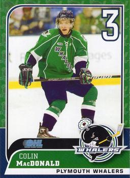 2010-11 Plymouth Whalers (OHL) #7 Colin MacDonald Front