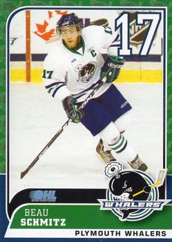 2010-11 Plymouth Whalers (OHL) #9 Beau Schmitz Front