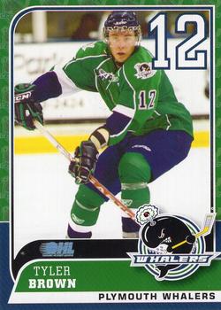 2010-11 Plymouth Whalers (OHL) #11 Tyler Brown Front