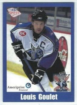 2007-08 RBI Sports Augusta Lynx (ECHL) #NNO Louis Goulet Front