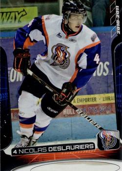 2010-11 Extreme Gatineau Olympiques (QMJHL) #5 Nicolas Deslauriers Front