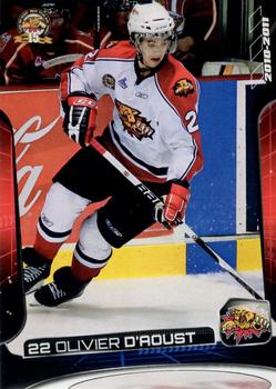 2010-11 Extreme Moncton Wildcats QMJHL #18 Olivier D'Aoust Front