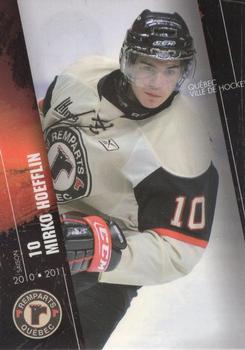 2010-11 Quebec Remparts (QMJHL) #NNO Mirko Hoefflin Front