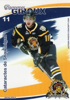 2010-11 Shawinigan Cataractes (QMJHL) #24 Tommy Giroux Front