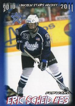 2010-11 Blueline Booster Club Lincoln Stars (USHL) #19 Eric Scheid Front