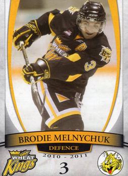 2010-11 Ruckers Brandon Wheat Kings (WHL) #NNO Brodie Melnychuk Front