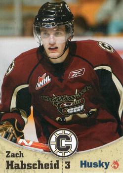 2010-11 Chilliwack Bruins (WHL) #2 Zach Habscheid Front