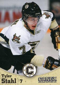 2010-11 Chilliwack Bruins (WHL) #6 Tyler Stahl Front