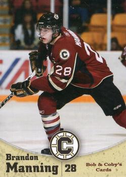 2010-11 Chilliwack Bruins (WHL) #24 Brandon Manning Front