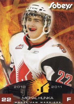 2010-11 Sobeys Moose Jaw Warriors (WHL) #10 Michal Hlinka Front