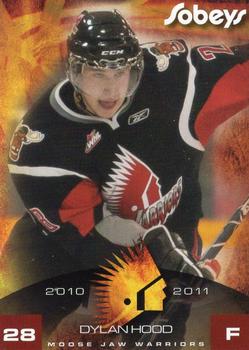 2010-11 Sobeys Moose Jaw Warriors (WHL) #12 Dylan Hood Front