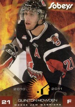 2010-11 Sobeys Moose Jaw Warriors (WHL) #13 Quinton Howden Front