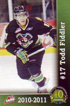 2010-11 Prince Albert Raiders (WHL) #NNO Todd Fiddler Front