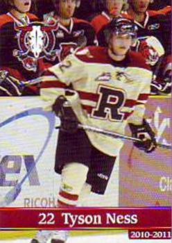 2010-11 Red Deer Rebels (WHL) #19 Tyson Ness Front