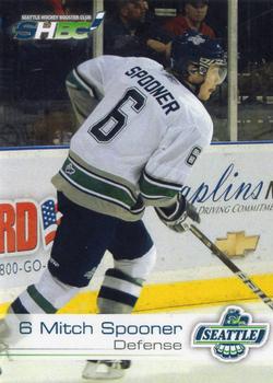 2010-11 Seattle Thunderbirds (WHL) #6 Mitch Spooner Front