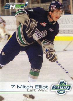 2010-11 Seattle Thunderbirds (WHL) #7 Mitch Elliot Front