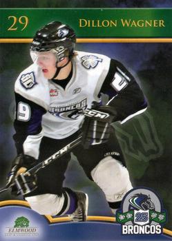 2010-11 Swift Current Broncos (WHL) #NNO Dillon Wagner Front