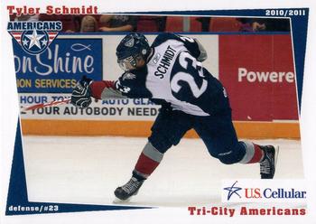 2010-11 U.S. Cellular Tri-City Americans (WHL) #17 Tyler Schmidt Front