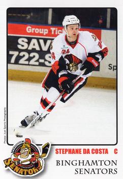2011-12 Binghamton Senators (AHL) #8 Stephane Da Costa Front