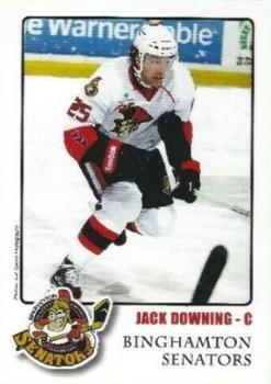 2011-12 Binghamton Senators (AHL) #10 Jack Downing Front