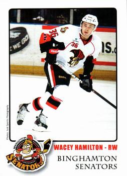 2011-12 Binghamton Senators (AHL) #16 Wacey Hamilton Front