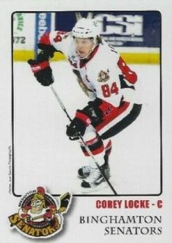 2011-12 Binghamton Senators (AHL) #22 Corey Locke Front