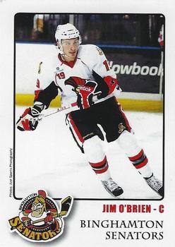 2011-12 Binghamton Senators (AHL) #24 Jim O'Brien Front