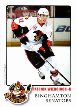 2011-12 Binghamton Senators (AHL) #29 Patrick Wiercioch Front