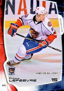 2011-12 Extreme Hamilton Bulldogs (AHL) #9 Philippe Lefebvre Front