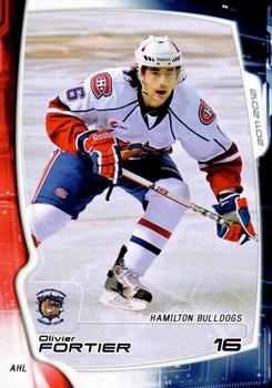 2011-12 Extreme Hamilton Bulldogs (AHL) #10 Olivier Fortier Front