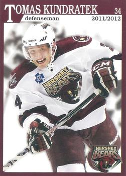 2011-12 Hershey Bears (AHL) #14 Tomas Kundratek Front