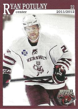 2011-12 Hershey Bears (AHL) #23 Ryan Potulny Front