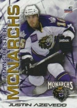 2011-12 Choice Manchester Monarchs (AHL) #1 Justin Azevedo Front