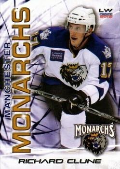 2011-12 Choice Manchester Monarchs (AHL) #4 Richard Clune Front