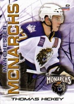 2011-12 Choice Manchester Monarchs (AHL) #7 Thomas Hickey Front