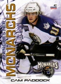 2011-12 Choice Manchester Monarchs (AHL) #21 Cam Paddock Front