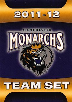 2011-12 Choice Manchester Monarchs (AHL) #NNO Manchester Monarchs Front