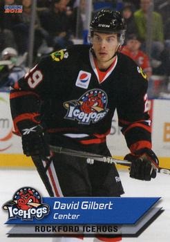 2011-12 Choice Rockford IceHogs (AHL) #8 David Gilbert Front