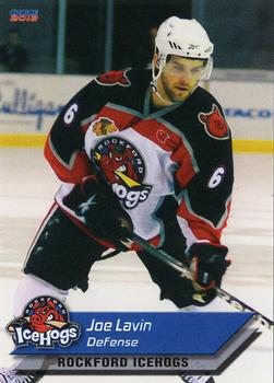 2011-12 Choice Rockford IceHogs (AHL) #12 Joe Lavin Front