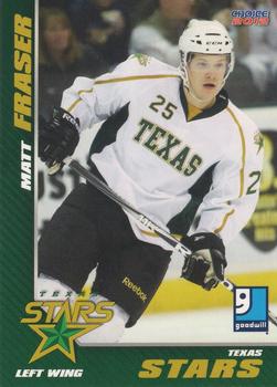 2011-12 Choice Texas Stars (AHL) #7 Matt Fraser Front