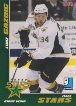2011-12 Choice Texas Stars (AHL) #9 Luke Gazdic Front