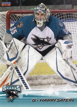 2011-12 Choice Worcester Sharks (AHL) #1 Harri Sateri Front