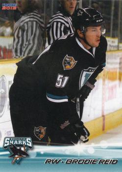 2011-12 Choice Worcester Sharks (AHL) #5 Brodie Reid Front