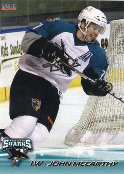 2011-12 Choice Worcester Sharks (AHL) #11 John McCarthy Front