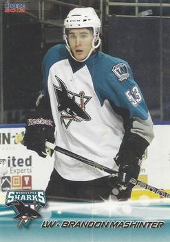 2011-12 Choice Worcester Sharks (AHL) #16 Brandon Mashinter Front