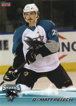 2011-12 Choice Worcester Sharks (AHL) #24 Matt Pelech Front